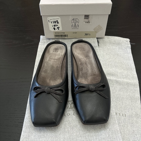 Brunello Cucinelli Ballet flat mules size 38.5 - Picture 5 of 6